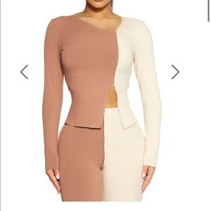 Naked Wardrobe Snatched Two Tone (complete outfit)